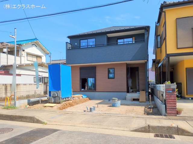 埼玉県春日部市備後東7丁目の新築戸建て外構写真 2025年7月27日撮影