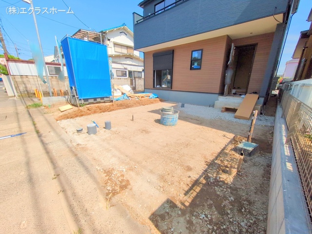 埼玉県春日部市備後東7丁目の新築戸建て外構写真 2025年7月27日撮影