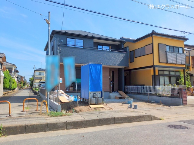 埼玉県春日部市備後東7丁目の新築戸建て外構写真 2025年7月27日撮影