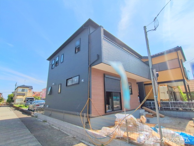 埼玉県春日部市備後東7丁目の新築戸建て外構写真 2025年7月27日撮影