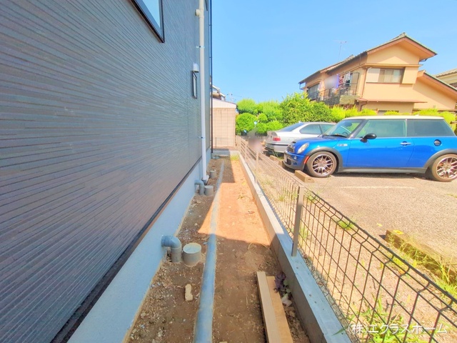埼玉県春日部市備後東7丁目の新築戸建て外構写真 2025年7月27日撮影