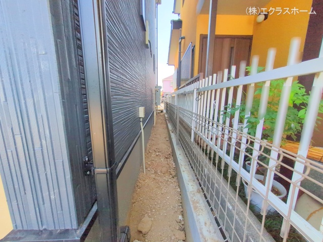 埼玉県春日部市備後東7丁目の新築戸建て外構写真 2025年7月27日撮影