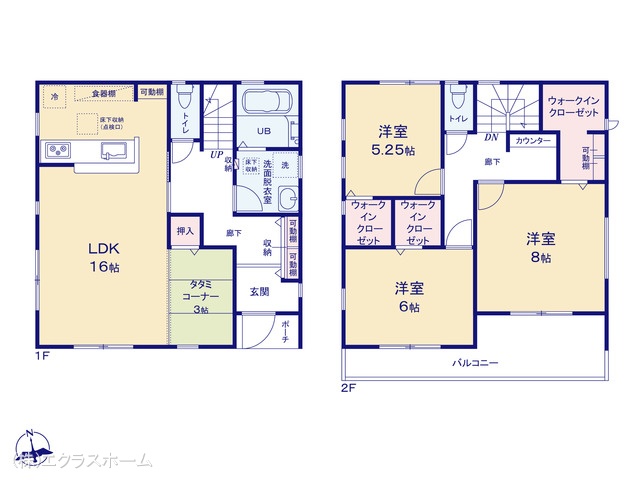埼玉県春日部市備後東7丁目の新築戸建て 3LDK間取図 ※図面と異なる場合は現況を優先