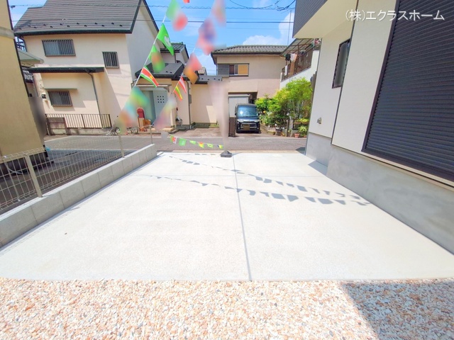 埼玉県春日部市備後西３丁目の新築戸建て完成写真 2025年7月9日撮影