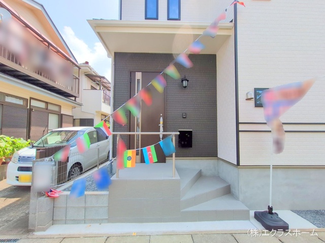 埼玉県春日部市備後西３丁目の新築戸建て完成写真 2025年7月9日撮影