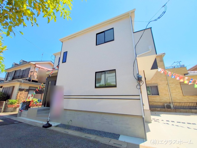 埼玉県春日部市備後西３丁目の新築戸建て完成写真 2025年7月28日撮影