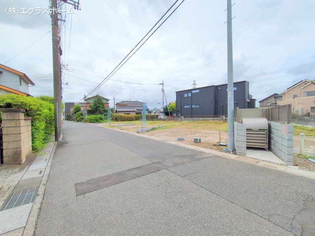 埼玉県春日部市下蛭田の新築戸建て更地・土地写真 2025年7月15日撮影