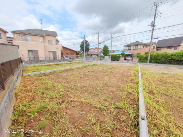 埼玉県春日部市下蛭田の新築戸建て更地・土地写真 2025年7月15日撮影