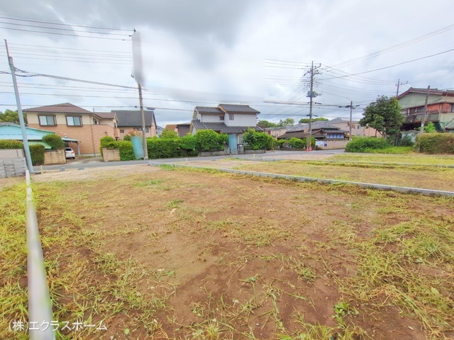 埼玉県春日部市下蛭田の新築戸建て更地・土地写真 2025年7月15日撮影