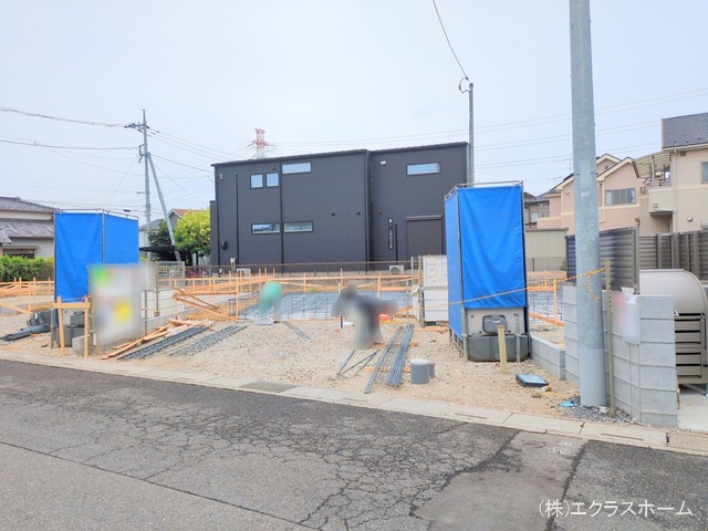 埼玉県春日部市下蛭田の新築戸建て基礎写真 2025年7月31日撮影