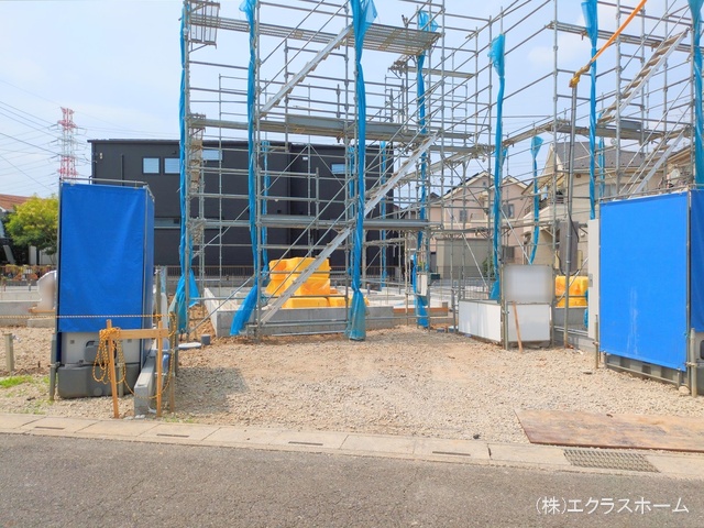 埼玉県春日部市下蛭田の新築戸建て基礎写真 2025年8月21日撮影