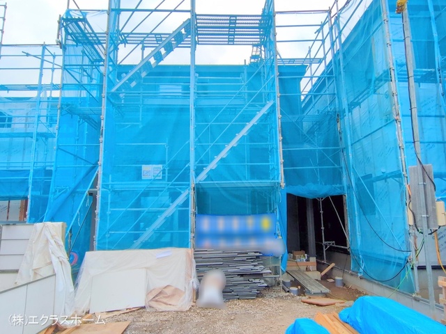 埼玉県春日部市下蛭田の新築戸建てシート写真 2025年9月17日撮影