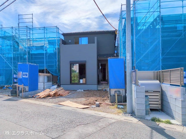 埼玉県春日部市下蛭田の新築戸建て外構写真 2025年10月1日撮影
