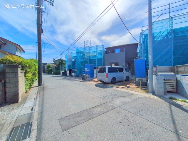 埼玉県春日部市下蛭田の新築戸建て外構写真 2025年10月1日撮影