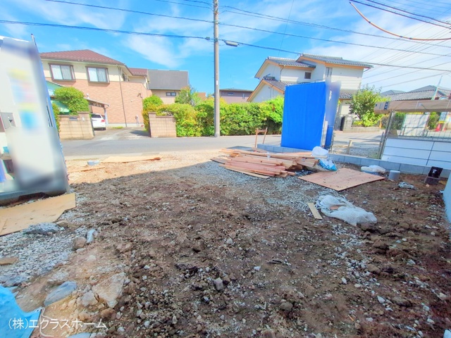 埼玉県春日部市下蛭田の新築戸建て外構写真 2025年10月1日撮影