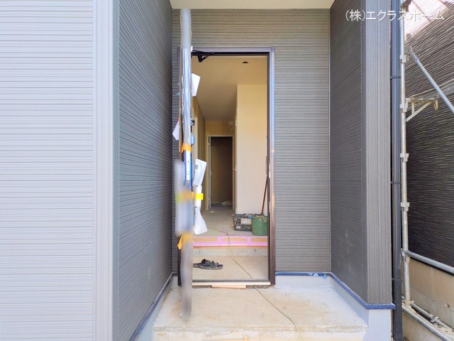 埼玉県春日部市下蛭田の新築戸建て外構写真 2025年10月1日撮影