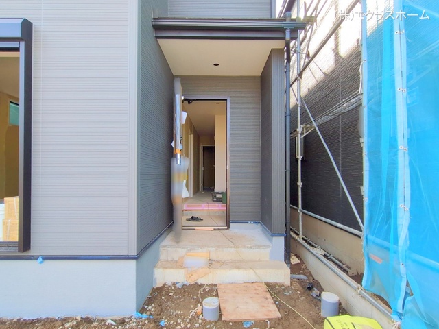 埼玉県春日部市下蛭田の新築戸建て外構写真 2025年10月1日撮影