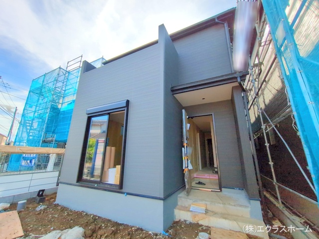 埼玉県春日部市下蛭田の新築戸建て外構写真 2025年10月1日撮影