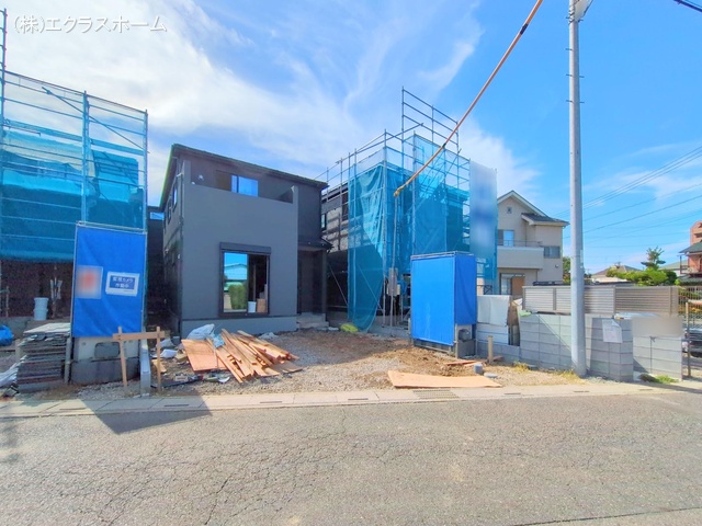 埼玉県春日部市下蛭田の新築戸建て外構写真 2025年10月1日撮影