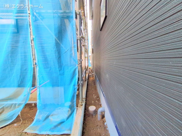 埼玉県春日部市下蛭田の新築戸建て外構写真 2025年10月1日撮影
