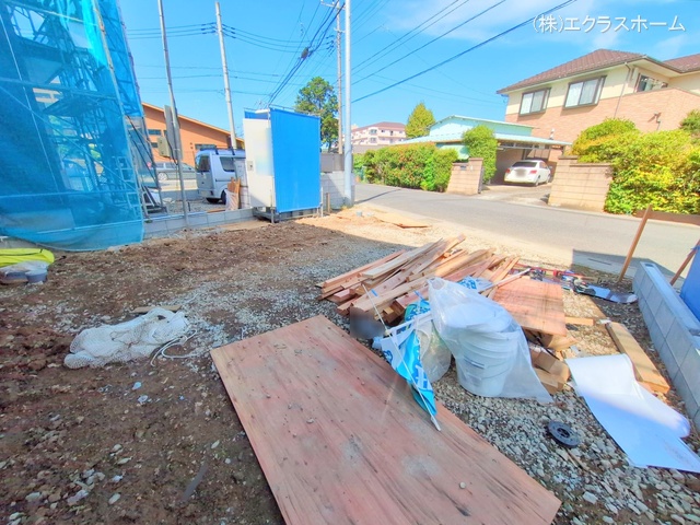 埼玉県春日部市下蛭田の新築戸建て外構写真 2025年10月1日撮影