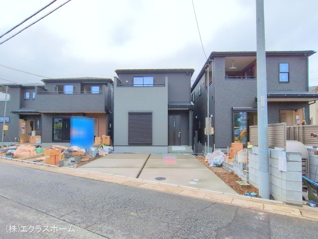 埼玉県春日部市下蛭田の新築戸建て外構写真 2025年10月15日撮影