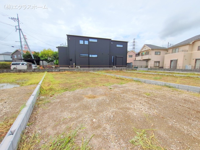 埼玉県春日部市下蛭田の新築戸建て更地・土地写真 2025年7月15日撮影
