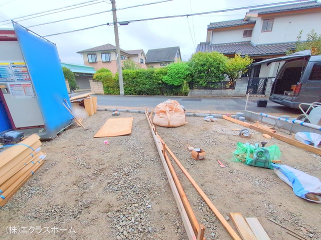 埼玉県春日部市下蛭田の新築戸建て外構写真 2025年10月15日撮影
