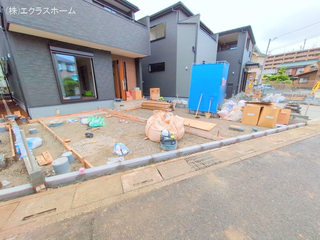 埼玉県春日部市下蛭田の新築戸建て外構写真 2025年10月15日撮影