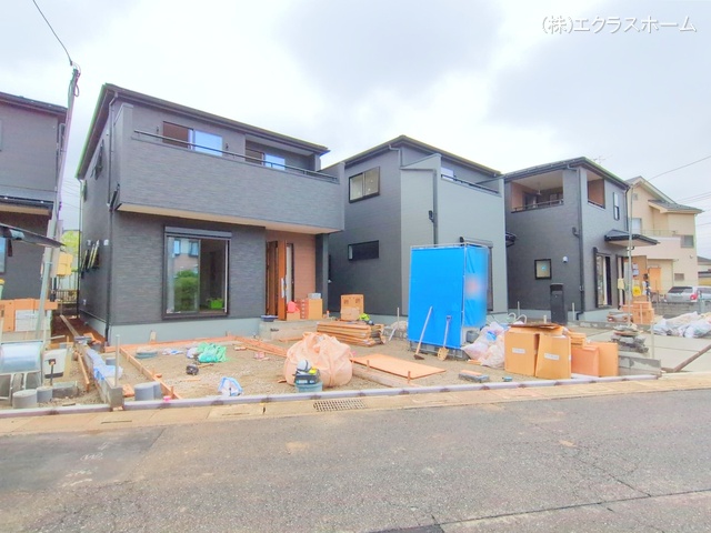 埼玉県春日部市下蛭田の新築戸建て外構写真 2025年10月15日撮影