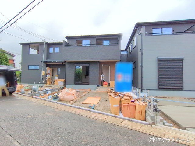 埼玉県春日部市下蛭田の新築戸建て外構写真 2025年10月15日撮影