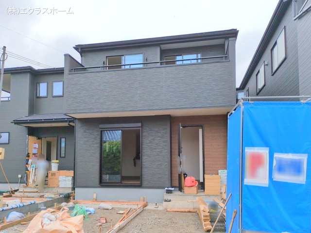 埼玉県春日部市下蛭田の新築戸建て外構写真 2025年10月15日撮影