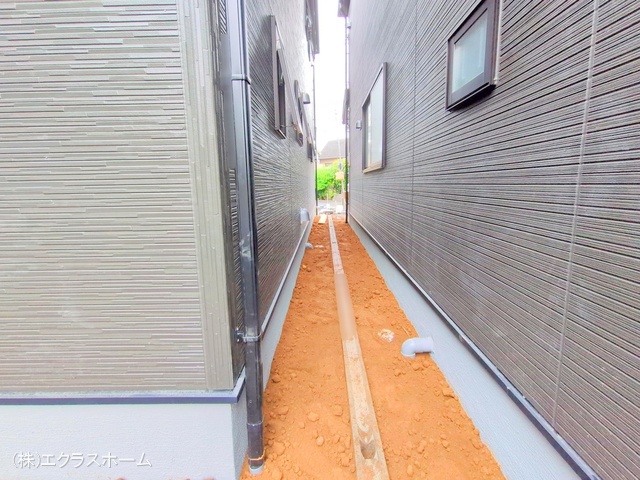 埼玉県春日部市下蛭田の新築戸建て外構写真 2025年10月15日撮影