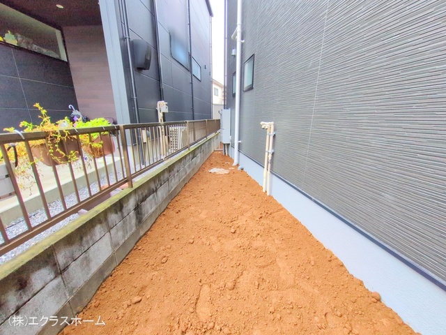 埼玉県春日部市下蛭田の新築戸建て外構写真 2025年10月15日撮影