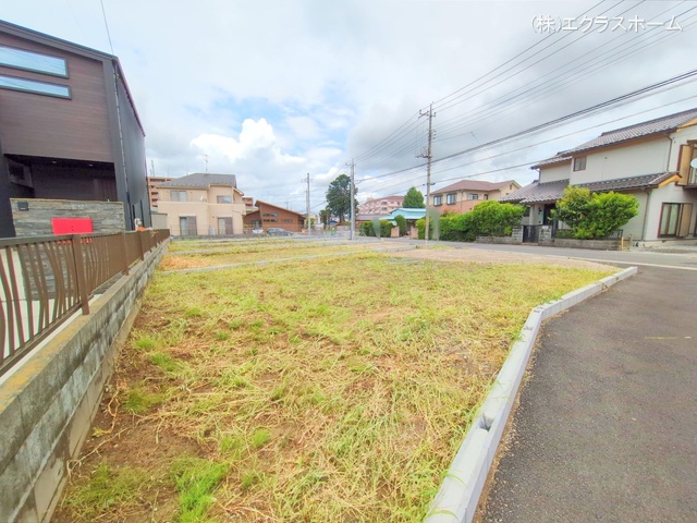 埼玉県春日部市下蛭田の新築戸建て更地・土地写真 2025年7月15日撮影