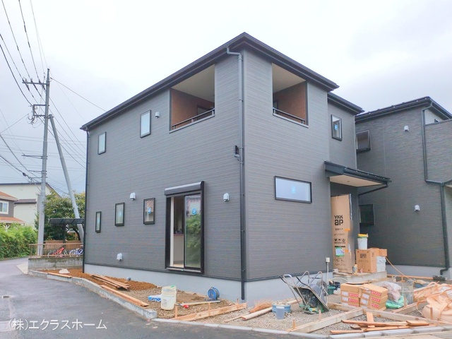 埼玉県春日部市下蛭田の新築戸建て外構写真 2025年10月15日撮影