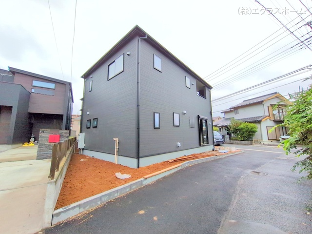 埼玉県春日部市下蛭田の新築戸建て外構写真 2025年10月15日撮影