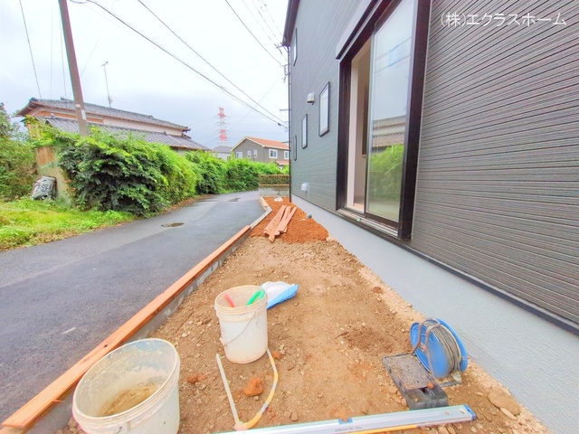 埼玉県春日部市下蛭田の新築戸建て外構写真 2025年10月15日撮影