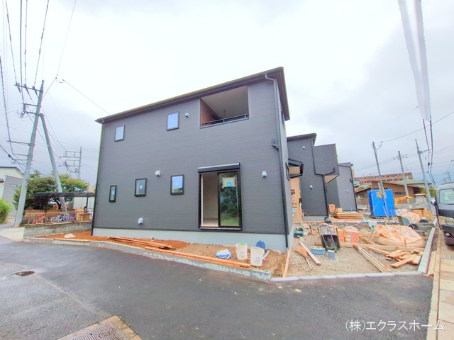 埼玉県春日部市下蛭田の新築戸建て外構写真 2025年10月15日撮影