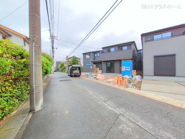 埼玉県春日部市下蛭田の新築戸建て外構写真 2025年10月15日撮影