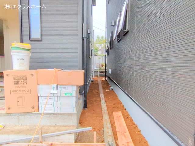 埼玉県春日部市下蛭田の新築戸建て外構写真 2025年10月15日撮影