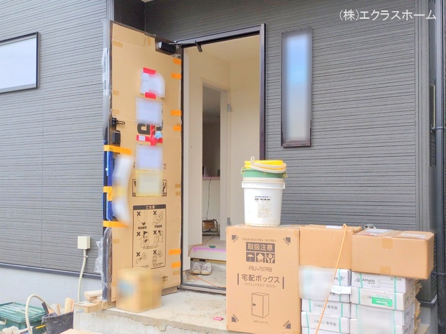 埼玉県春日部市下蛭田の新築戸建て外構写真 2025年10月15日撮影