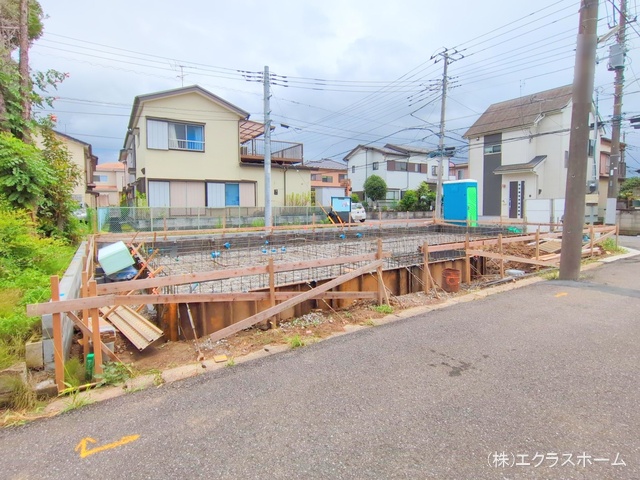 埼玉県春日部市備後東2丁目の新築戸建て基礎写真 2025年7月15日撮影