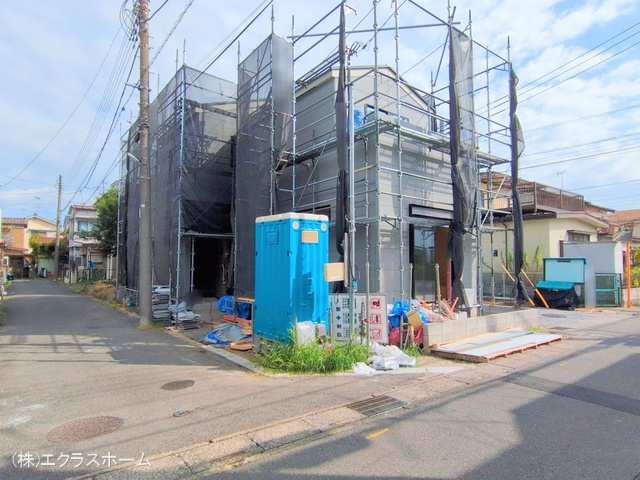 埼玉県春日部市備後東2丁目の新築戸建てシート写真 2025年8月27日撮影