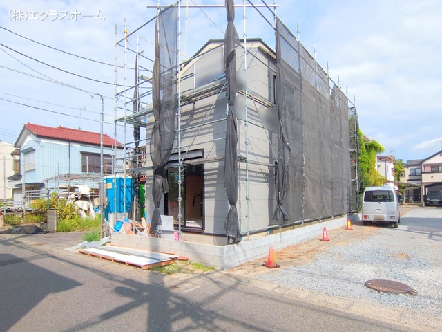 埼玉県春日部市備後東2丁目の新築戸建てシート写真 2025年8月27日撮影