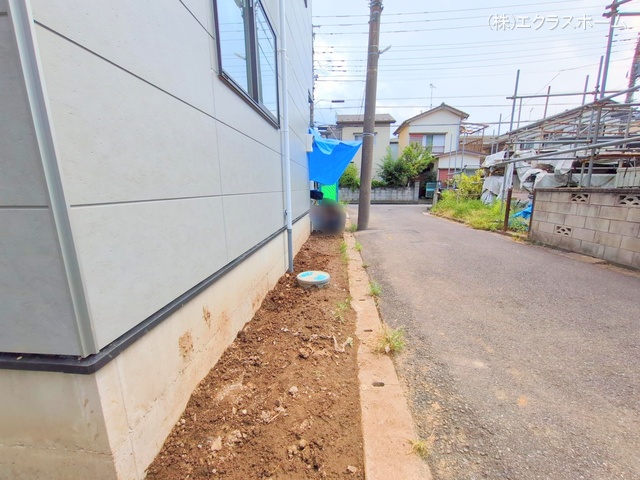 埼玉県春日部市備後東2丁目の新築戸建て外構写真 2025年9月9日撮影