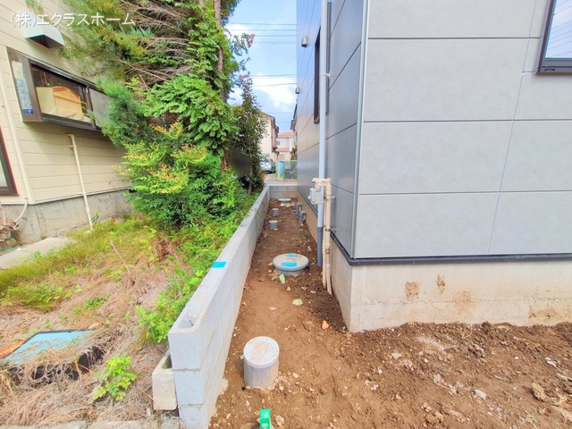 埼玉県春日部市備後東2丁目の新築戸建て外構写真 2025年9月9日撮影