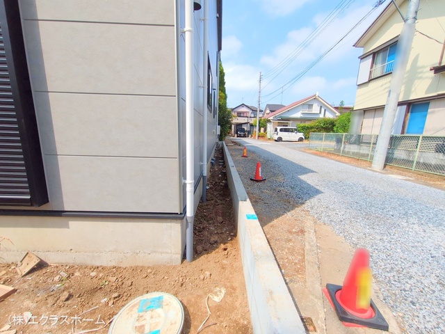 埼玉県春日部市備後東2丁目の新築戸建て外構写真 2025年9月9日撮影