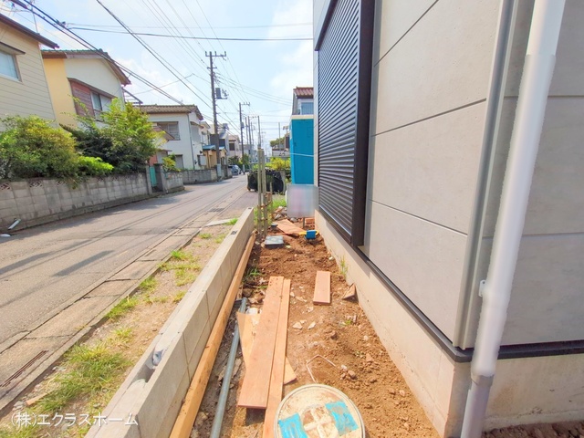 埼玉県春日部市備後東2丁目の新築戸建て外構写真 2025年9月9日撮影