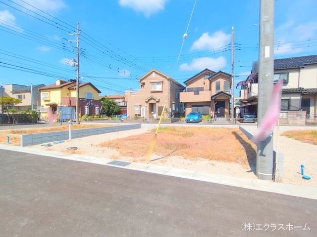 埼玉県春日部市小渕の新築戸建て更地・土地写真 2025年7月21日撮影